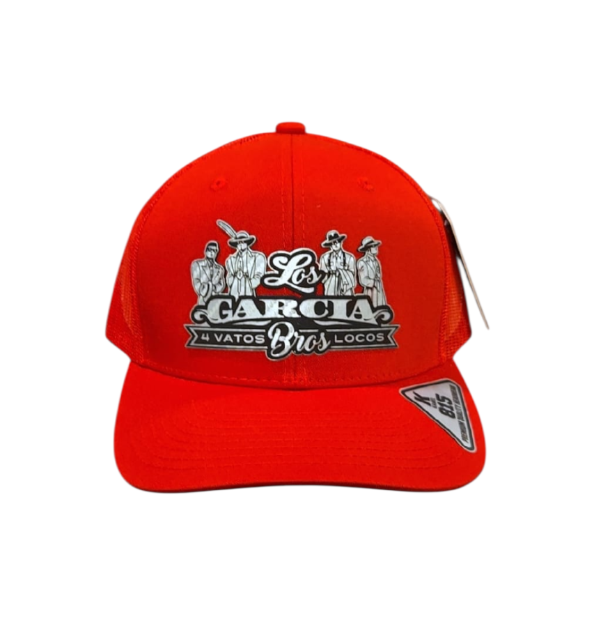 All Red 4 Vatos Locos Cap