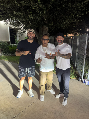 Los Garcia Bros behind the scenes