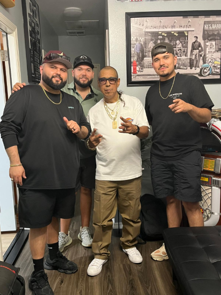 Los Garcia Bros behind the scenes