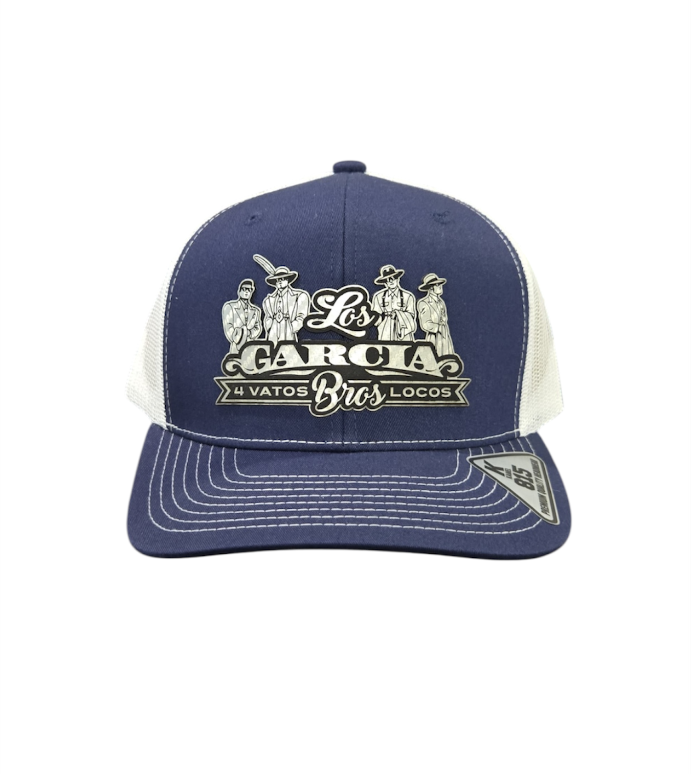 Navy Blue and White Cap